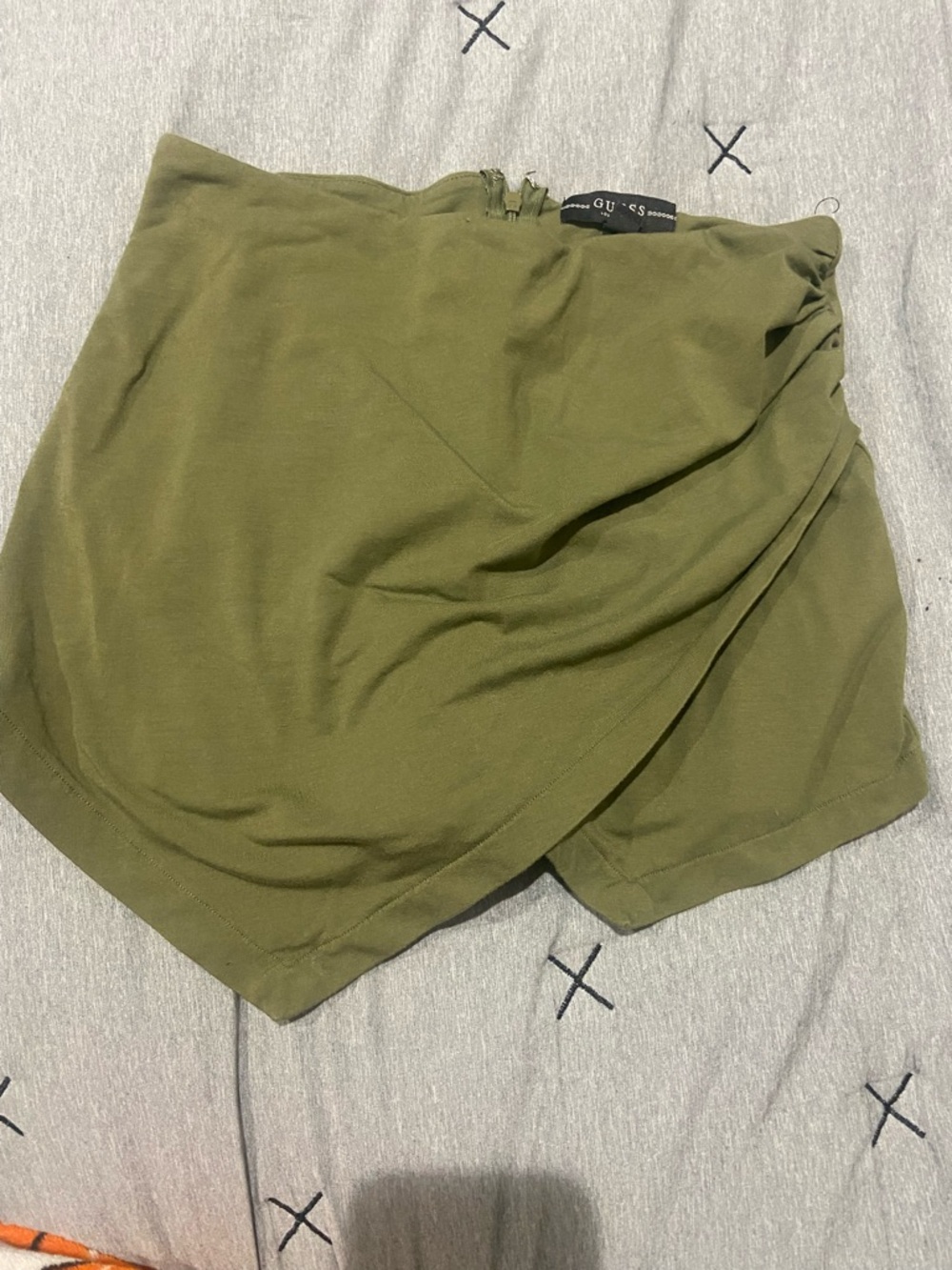 Guess Olive Green Knit Top